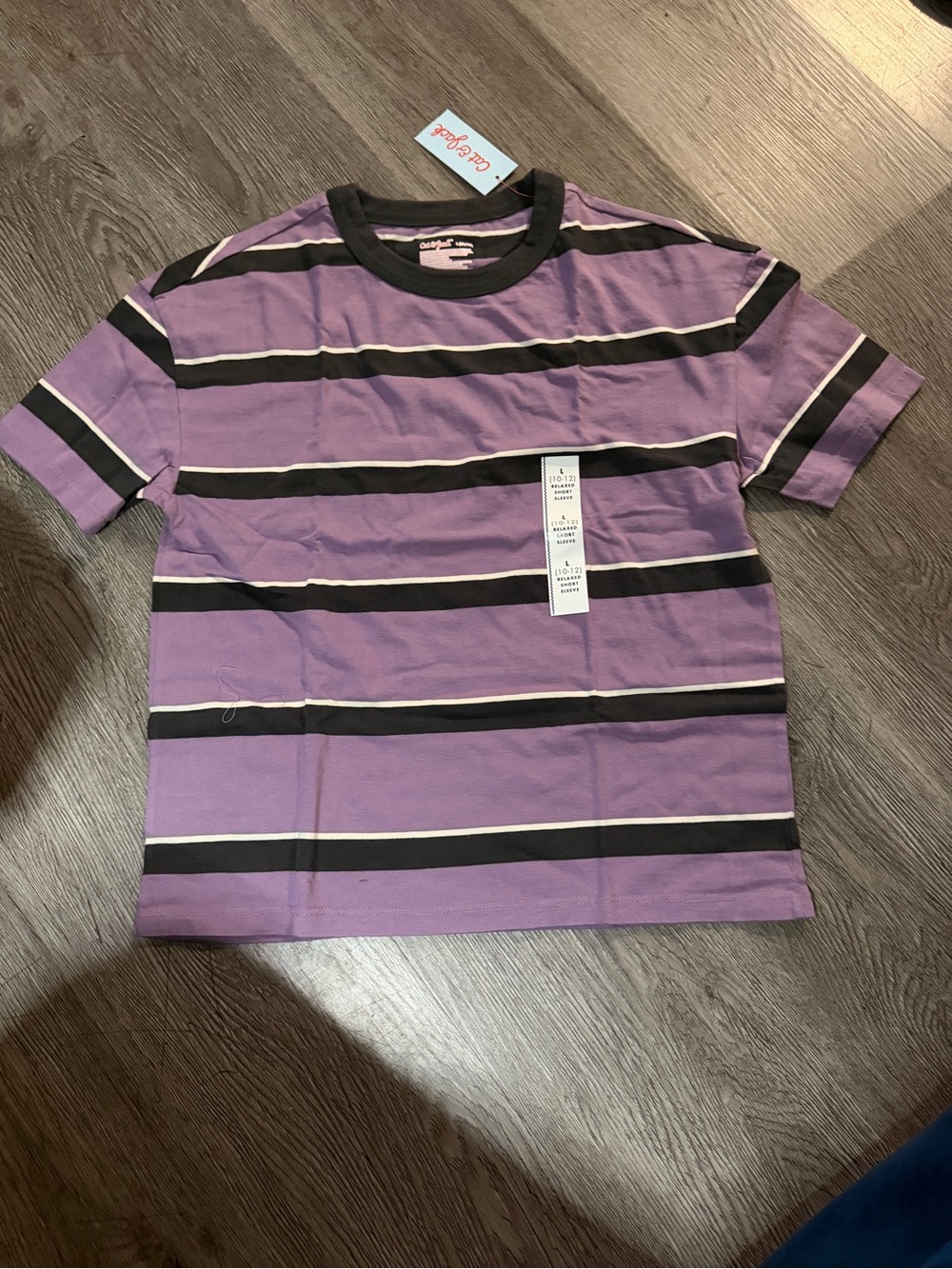 Cat & Jack Striped Shirt Size L 10–12